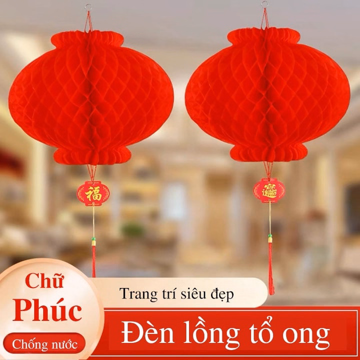 Set 10 Lồng Đèn Trang Trí Tổ Ong Size 10Cm 25Cm 30Cm 55830 - Lady'S Passion
