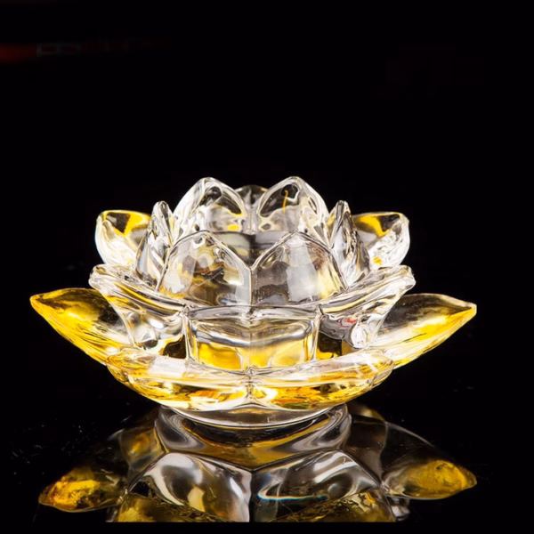 Khay Đế Đựng Nến Hoa Sen Thủy Tinh 55935 - Lady'S Passion - Ảnh 11