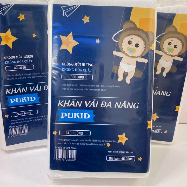 Khăn Vải Khô Đa Năng Pukid 300G 60620 - Lady'S Passion - Ảnh 3