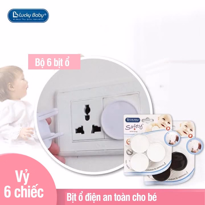 Vỷ 6 Bịt Ổ Điện An Toàn Cho Bé Lucky Baby Singapore 09255 - Lady'S Passion