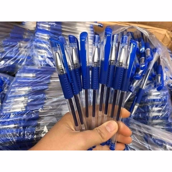 Set 50 Cây Bút Bi Mực Nước Ngòi Kim 0.5Mm, Viết Êm Tay Đều Mực Ctb378 - Bechip - Ảnh 3