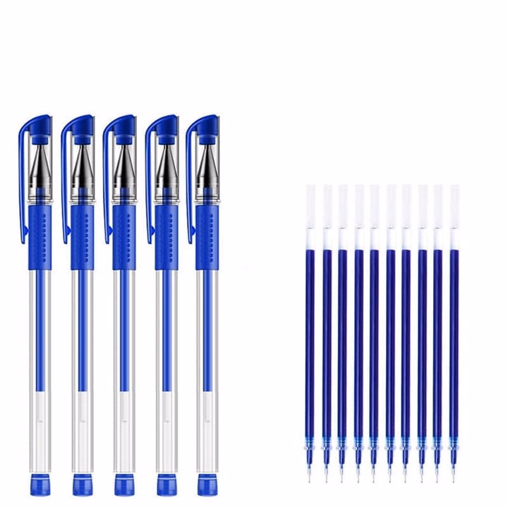 Set 50 Cây Bút Bi Mực Nước Ngòi Kim 0.5Mm, Viết Êm Tay Đều Mực Ctb378 - Bechip - Ảnh 2