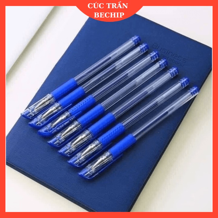 Set 50 Cây Bút Bi Mực Nước Ngòi Kim 0.5Mm, Viết Êm Tay Đều Mực Ctb378 - Bechip