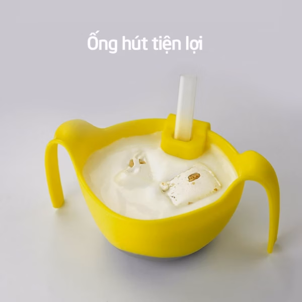 Bát Ăn Dặm Silicon 3 Chức Năng Kèm Ống Hút Misuta 55210 - Lady'S Passion - Ảnh 4
