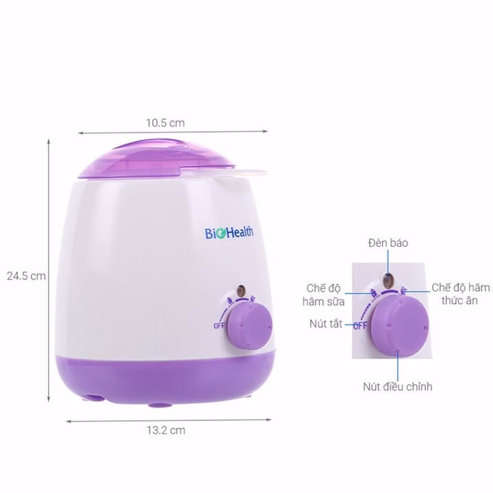 Máy Hâm Sữa Và Tiệt Trùng Bio Health 00193 - Lady'S Passion - Ảnh 2