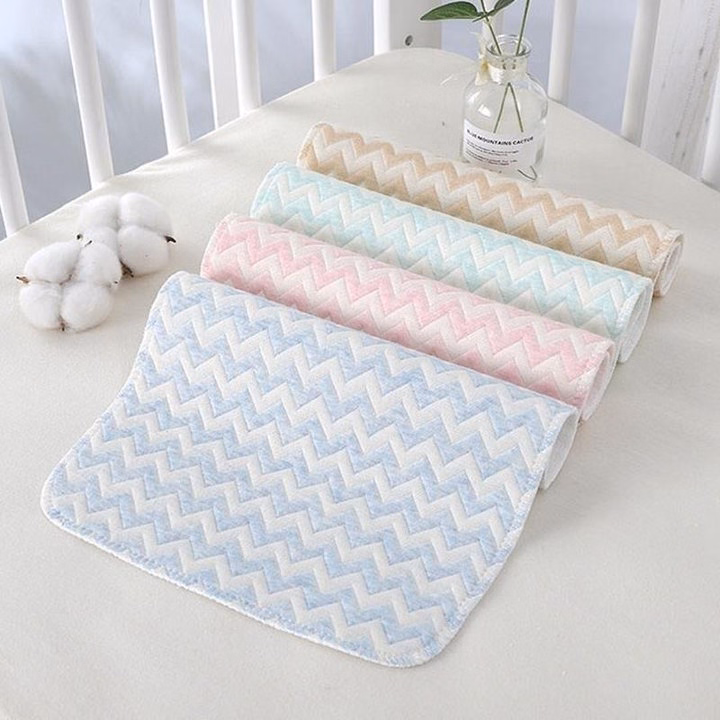 Lót Chống Thấm Sợi Tre 4 Lớp Wooji 50X70Cm 00821 - Lady'S Passion - Ảnh 3