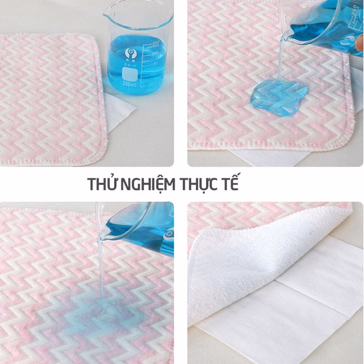 Lót Chống Thấm Sợi Tre 4 Lớp Wooji 50X70Cm 00821 - Lady'S Passion - Ảnh 8