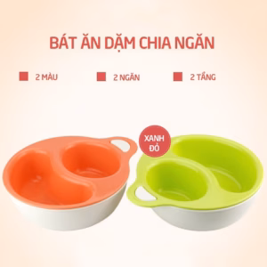 Bát Ăn Dặm Chia Ngăn Paku Inomata 2 Tầng Tiện Lợi 12730 - Lady'S Passion