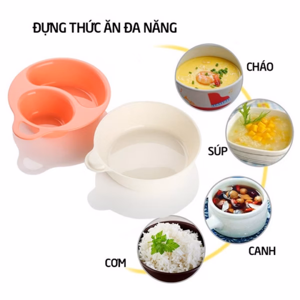Bát Ăn Dặm Chia Ngăn Paku Inomata 2 Tầng Tiện Lợi 12730 - Lady'S Passion - Ảnh 9