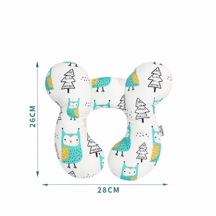 Gối Nằm Xe Đẩy Định Hình Đầu Và Cổ Cho Trẻ Sơ Sinh Wooji 55954 - Lady'S Passion - Ảnh 3
