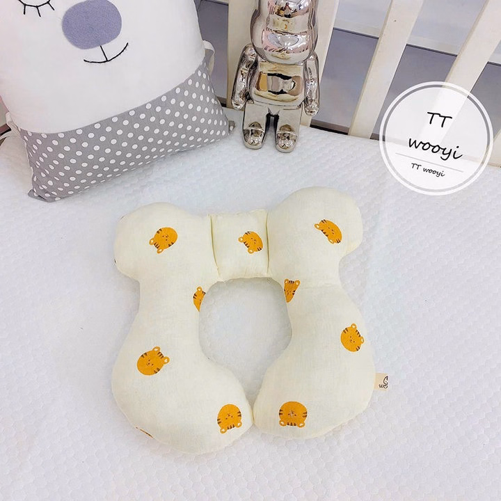 Gối Nằm Xe Đẩy Định Hình Đầu Và Cổ Cho Trẻ Sơ Sinh Wooji 55954 - Lady'S Passion - Ảnh 8