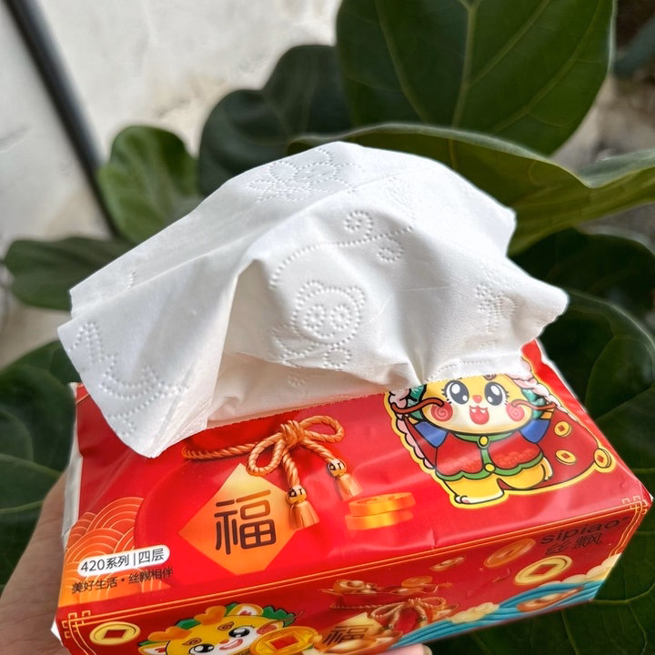 Combo 10 Gói Giấy Ăn Cheerful/Sipiao Ngẫu Nhiên - Gdn - Ảnh 6