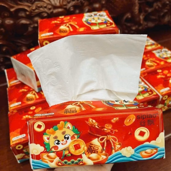 Combo 10 Gói Giấy Ăn Cheerful/Sipiao Ngẫu Nhiên - Gdn - Ảnh 7