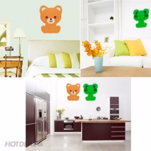 Combo 5 Miếng Dán Khử Mùi Toilet, Phòng Tắm, Phòng Ngủ