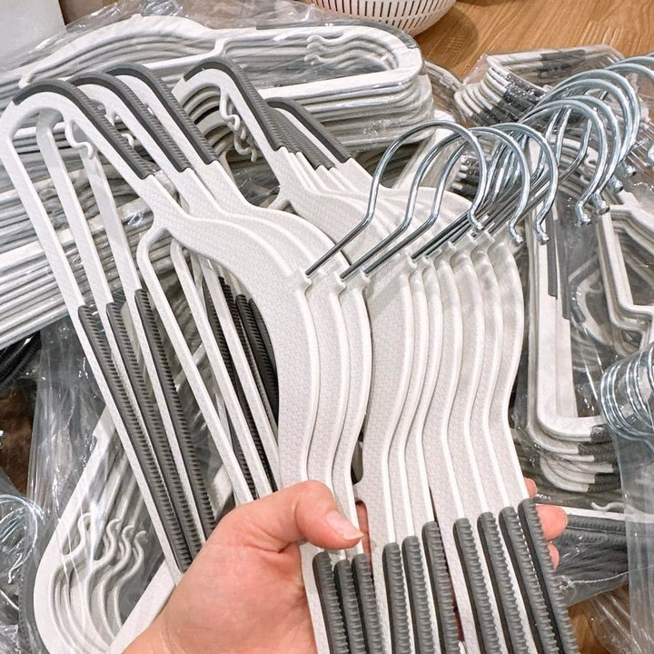 Combo 10 Móc Treo Quần Áo Chống Trượt, Đa Năng, Xoay 360 Độ - Ảnh 3