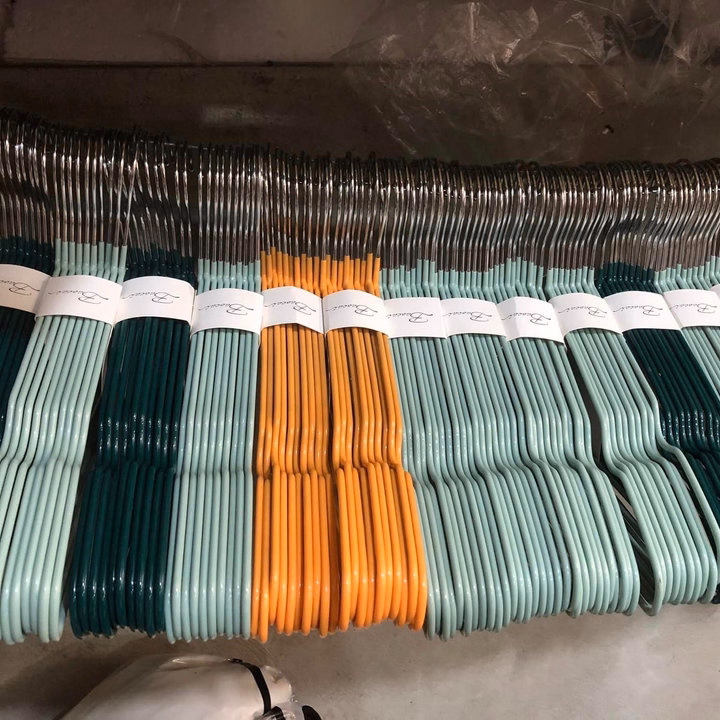 Set 10 Móc Treo Quần Áo Inox Bọc Nhựa - Ảnh 4