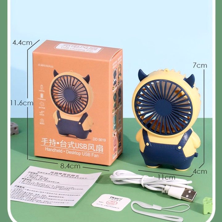 Quạt Cầm Tay Mini Con Hươu 57295 - Lady'S Passion - Ảnh 2