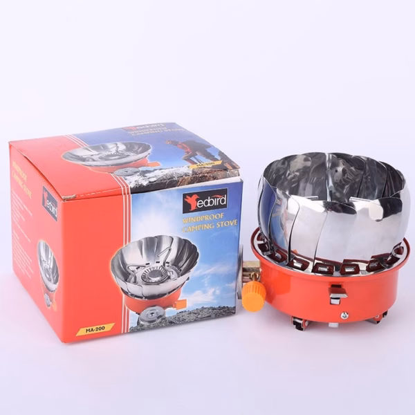 Bếp Ga Xếp Gọn Du Lịch, Có Chắn Gió - Silver - Ảnh 5
