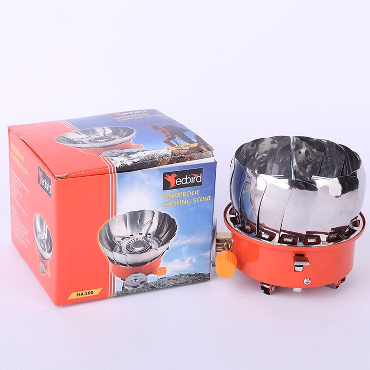 Bếp Ga Xếp Gọn Du Lịch, Có Chắn Gió - Silver - Ảnh 5
