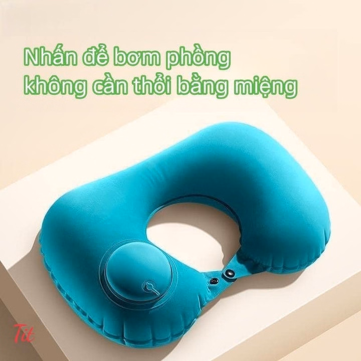 Gối Bơm Hơi Hình Chữ U Tiện Dụng Khi Đi Du Lịch - Ảnh 3