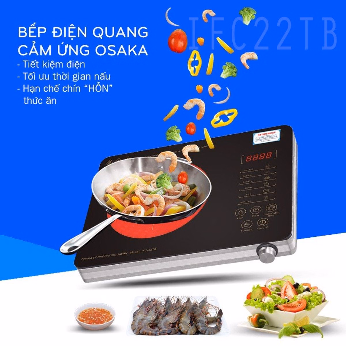 Bếp Điện Quang Hi-Light Ifc-22Tb (Hl) - Osaka - Ảnh 3