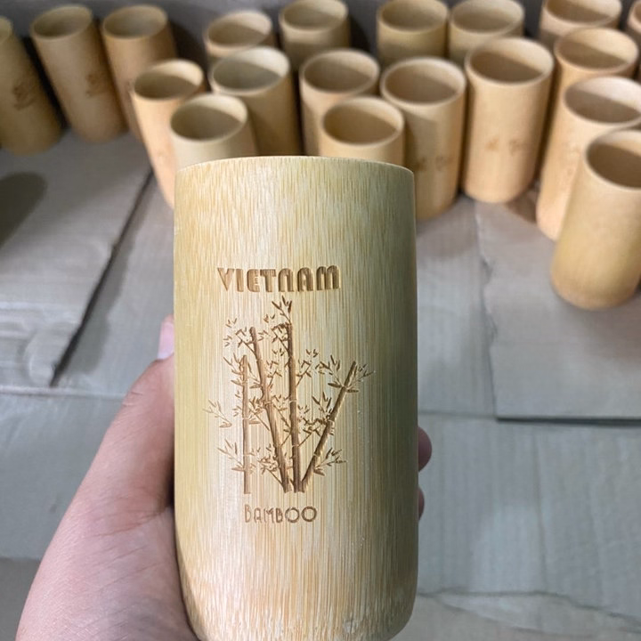 Cốc Tre Uống Nước - Ly Tre Decor Khắc Chữ - Ảnh 13
