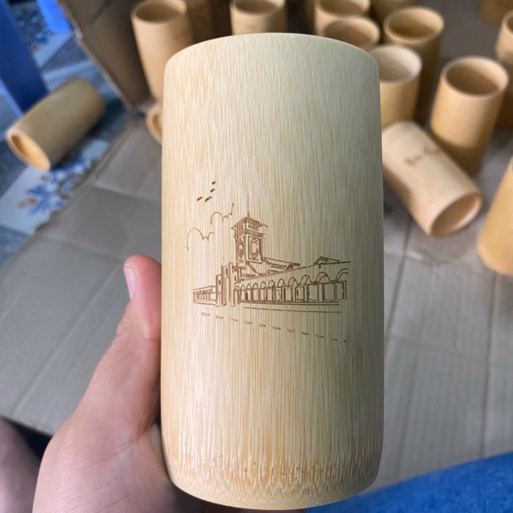 Cốc Tre Uống Nước - Ly Tre Decor Khắc Chữ - Ảnh 14