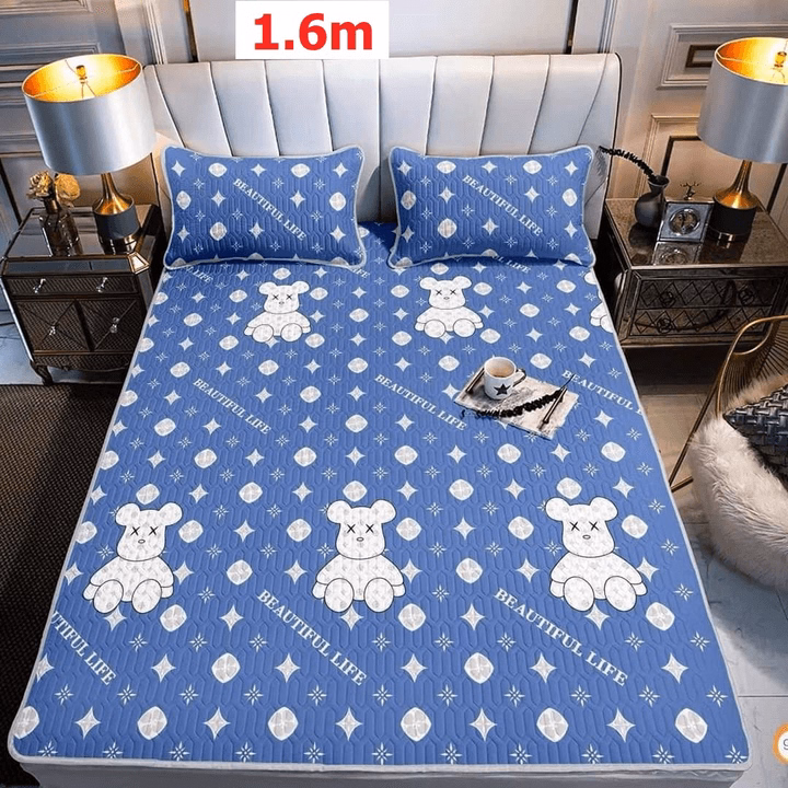 Chiếu Điều Hòa Cao Su Non Tặng Kèm 2 Vỏ Gối Tencel Latex 1M6, 1M8 Ctb214 - Bechip - Ảnh 4