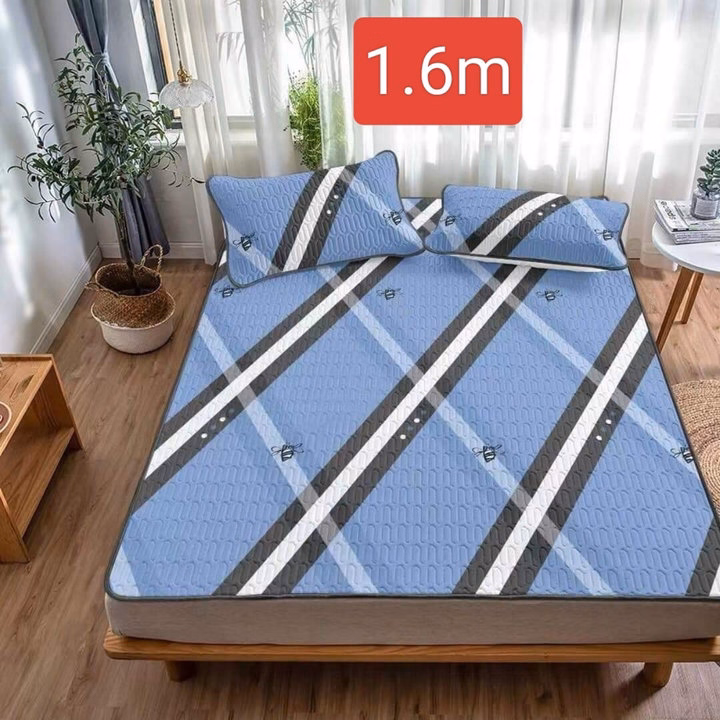 Chiếu Điều Hòa Cao Su Non Tặng Kèm 2 Vỏ Gối Tencel Latex 1M6, 1M8 Ctb214 - Bechip - Ảnh 2