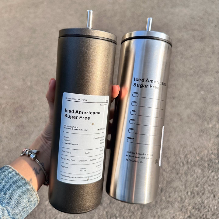 Ly Giữ Nhiệt Hình Trụ Americano Cao 600Ml Mẫu Mới 2024 - Gdn - Ảnh 7