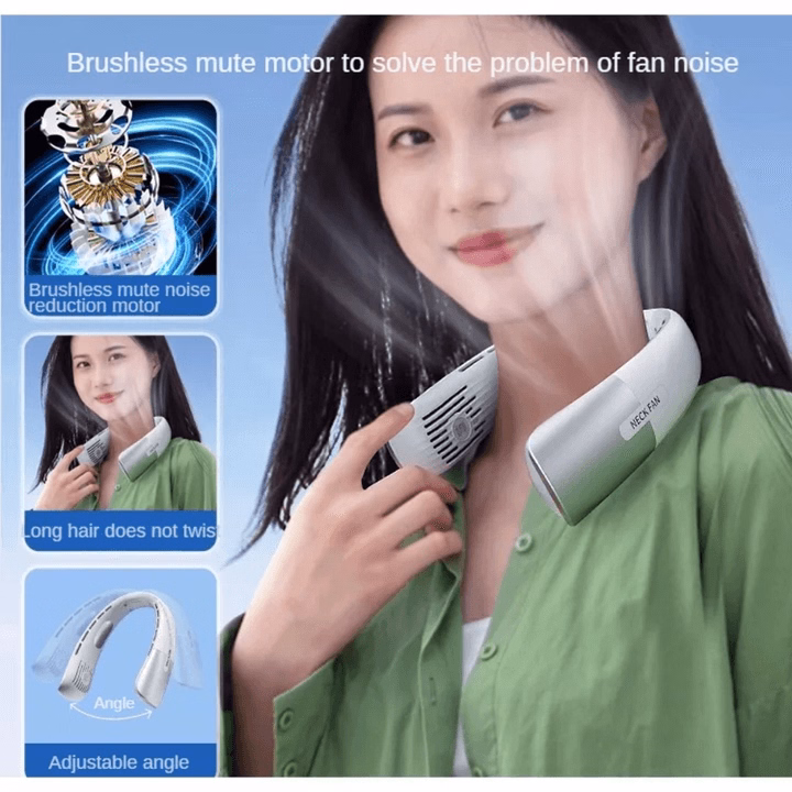 Quạt Đeo Cổ Cool Neck Fan Siêu Mát Ds-009 - Gdn - Ảnh 4