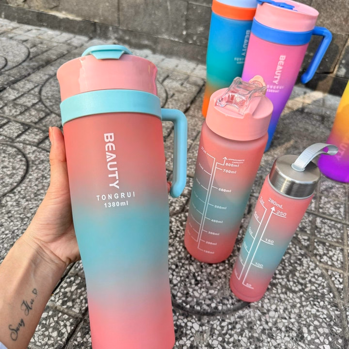 Sét 3 Bình Nhắc Nhở Uống Nước Beauty Mới 2024 - Su - Ảnh 7