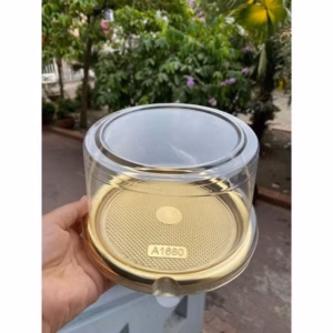 Set 5 Hộp Tròn A1680 Đế Vàng Đựng Bánh Ld014 - Lady'S Passion