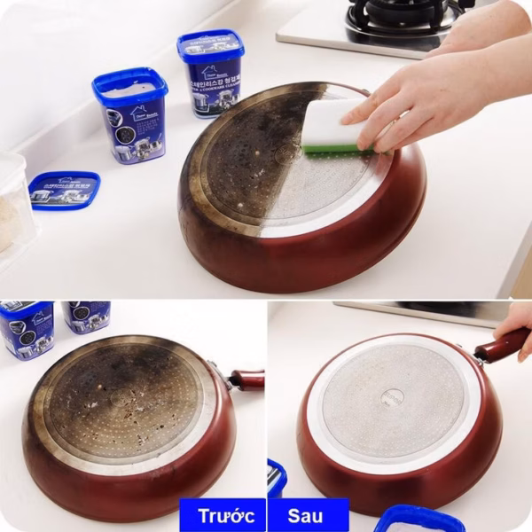 Kem Tẩy Trắng Xoong Nồi Vết Ố Vàng Đa Năng Hủ 500G Ld021 - Lady'S Passion - Ảnh 2