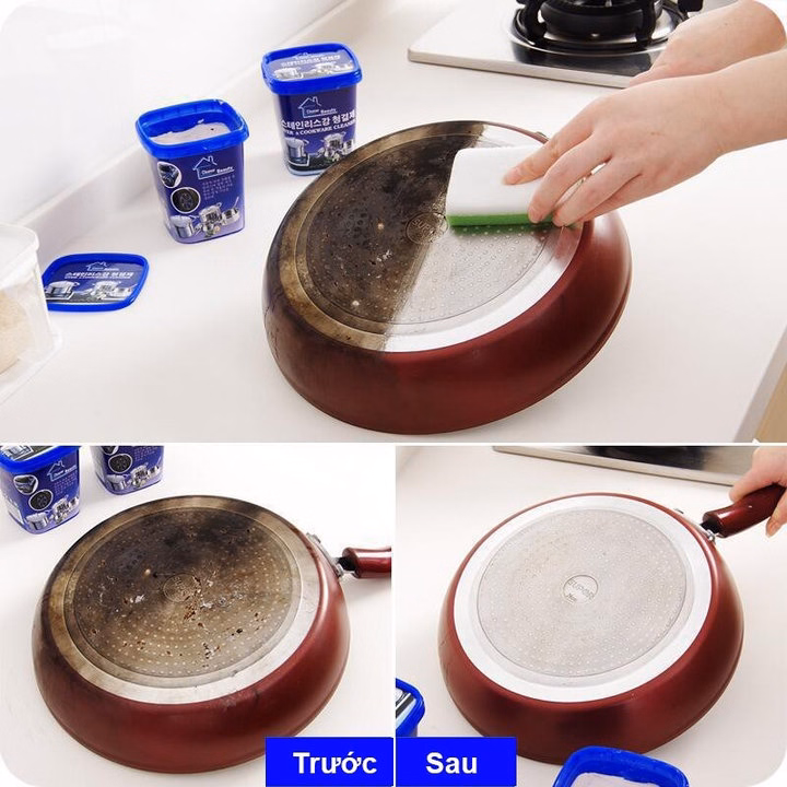 Kem Tẩy Trắng Xoong Nồi Vết Ố Vàng Đa Năng Hủ 500G Ld021 - Lady'S Passion - Ảnh 2
