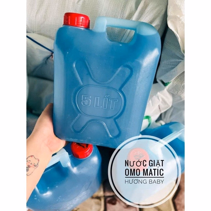 Nước Giặt Omo Hương Baby Siêu Sạch Đậm Đặc Can 5L - Gdn - Ảnh 2