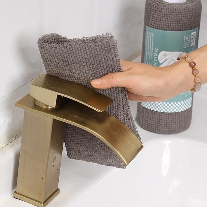 Cuộn 25 Khăn Lau Đa Năng Tái Sử Dụng Than Tre - Su - Ảnh 4