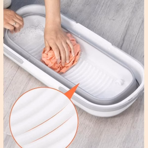 Xô Đựng Gấp Gọn Hình Chữ Nhật - Su - Ảnh 4