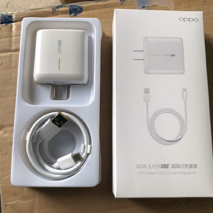 Bộ Sạc Siêu Nhanh Oppo Super Vooc 65W(Type C) - Silver - Ảnh 4
