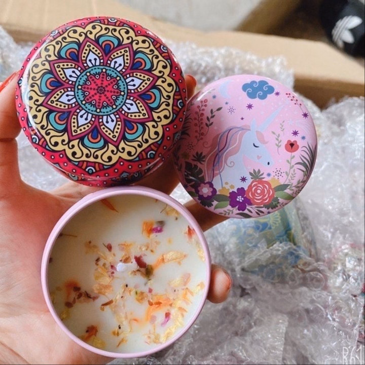 Sáp Nến Thơm Hủ Thổ Cẩm - Silver - Ảnh 2