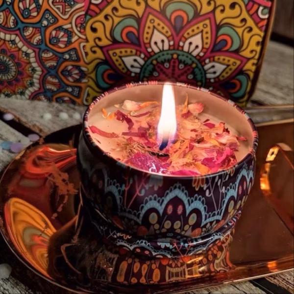 Sáp Nến Thơm Hủ Thổ Cẩm - Silver - Ảnh 5