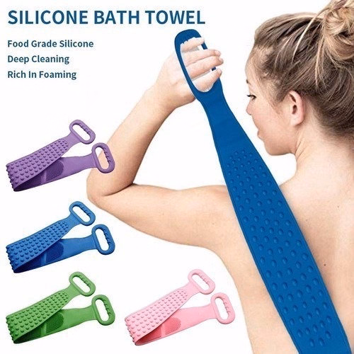 Dây Chà Lưng 2 Mặt Bằng Silicon Tiện Lợi