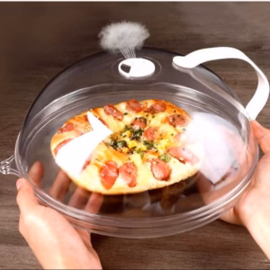 Nắp Đậy Lò Vi Sóng, Nắp Đậy Thức Ăn Trong Suốt Chống Bắn Cách Nhiệt Tiện Dụng - Gdn