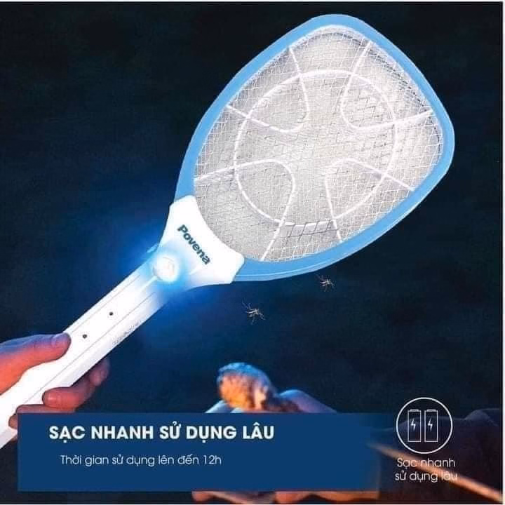 Vợt Muỗi Cao Cấp Povena Thông Minh - Ảnh 2