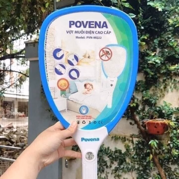 Vợt Muỗi Cao Cấp Povena Thông Minh - Ảnh 3