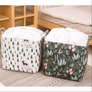 Combo 3 Túi Đựng Quần Áo Vải Canvas Dây Rút 100L
