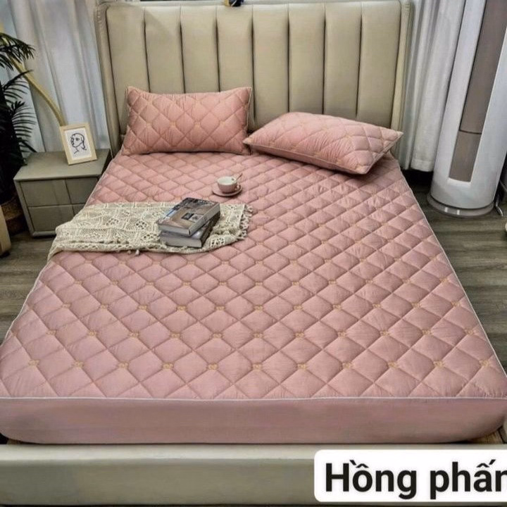 Ga Chun Phi Lụa 3 Món: 1 Ga Kèm 2 Vỏ Gối Đầu Thoáng Mát - Ảnh 3