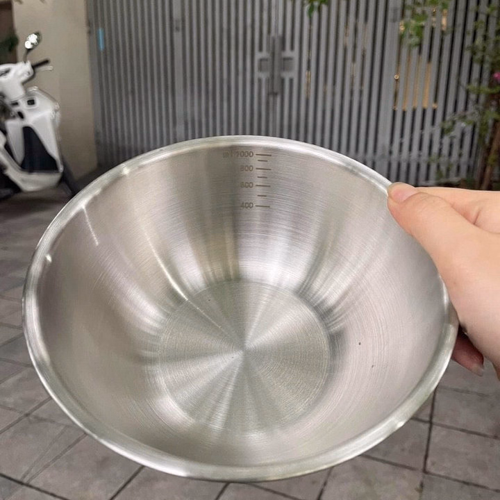 Bộ 3 Bát Trộn Inoc Có Vạch Đo Nước - Ảnh 4