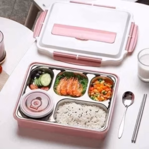 Hộp Cơm Inox 5 Ngăn Có Nắp Đậy