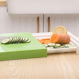 Thớt Nhựa Kèm Rổ Đa Năng 2 In 1 Tiện Ích